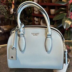Kate Spade Reiley Medium Dome Satchel in Seaside Blue NWT